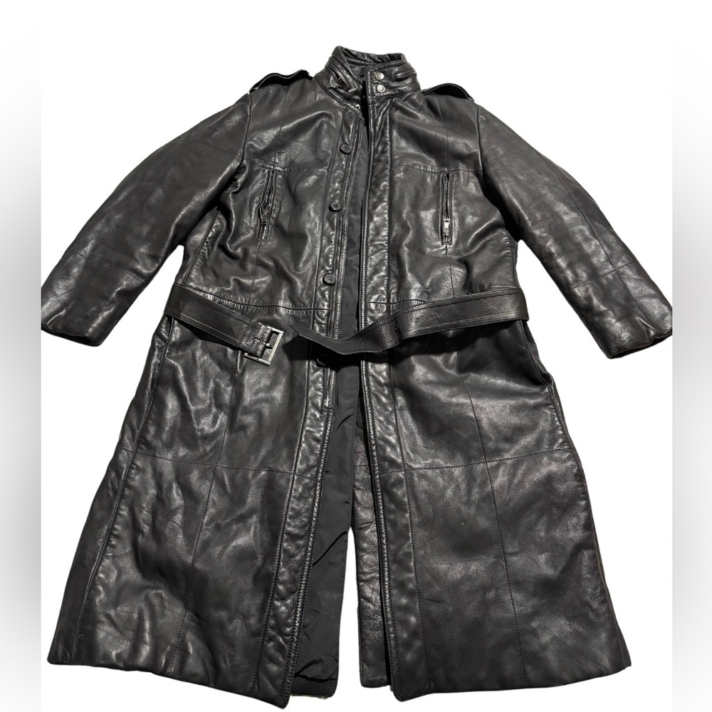 Gucci Vintage Large Leather Jacket. LARGE